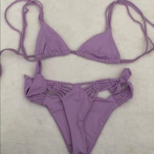 Frankie’s Bikinis Lilac Swimsuit